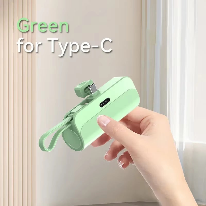 Mini Portable Mobile Phone Charger External Battery Power Bank Plug and Play Suitable for Apple Samsung Huawei Xiaomi 10000Mah