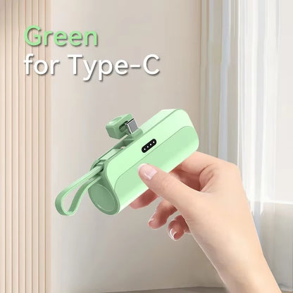 Mini Portable Mobile Phone Charger External Battery Power Bank Plug and Play Suitable for Apple Samsung Huawei Xiaomi 10000Mah