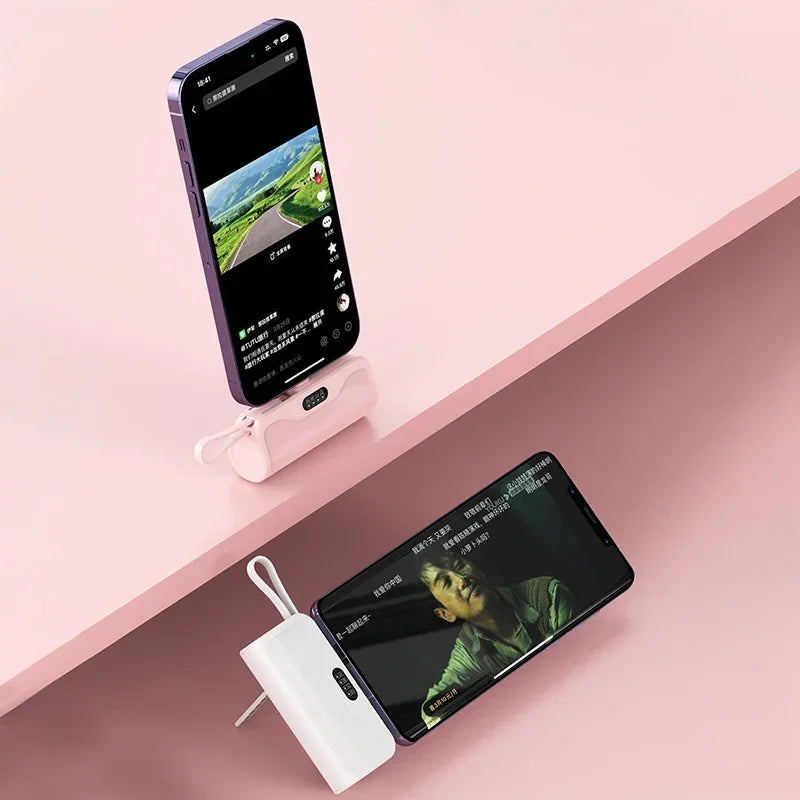 Mini Portable Mobile Phone Charger External Battery Power Bank Plug and Play Suitable for Apple Samsung Huawei Xiaomi 10000mAh