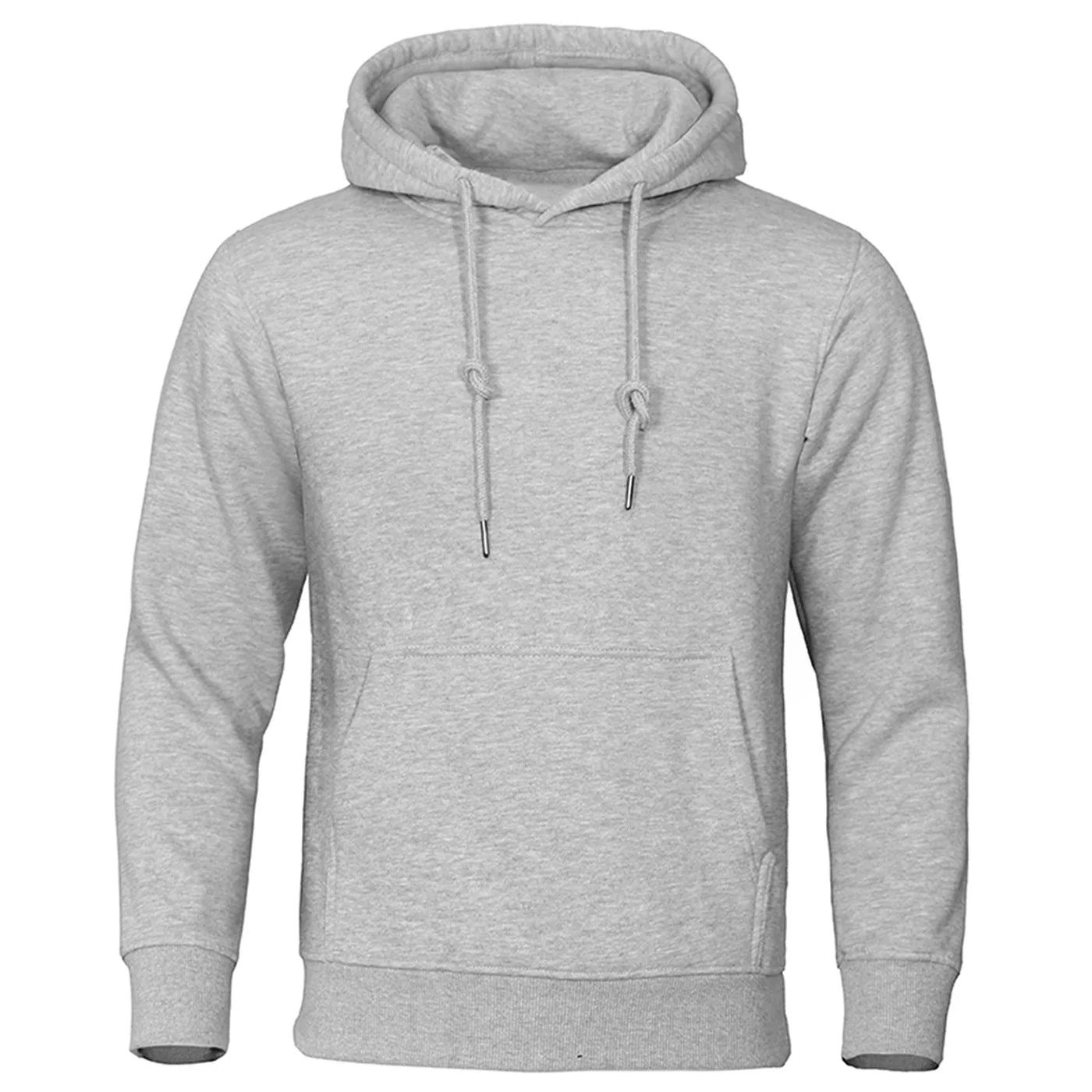 Autumn and Winter Men'S and Women'S Warm Sportswear Casual Solid Color Pullover Fashionable Hot Selling Fitness Pocket Hoodie