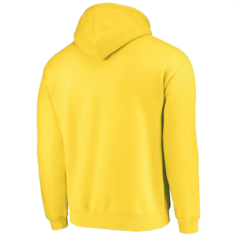 Autumn and Winter Men'S and Women'S Warm Sportswear Casual Solid Color Pullover Fashionable Hot Selling Fitness Pocket Hoodie