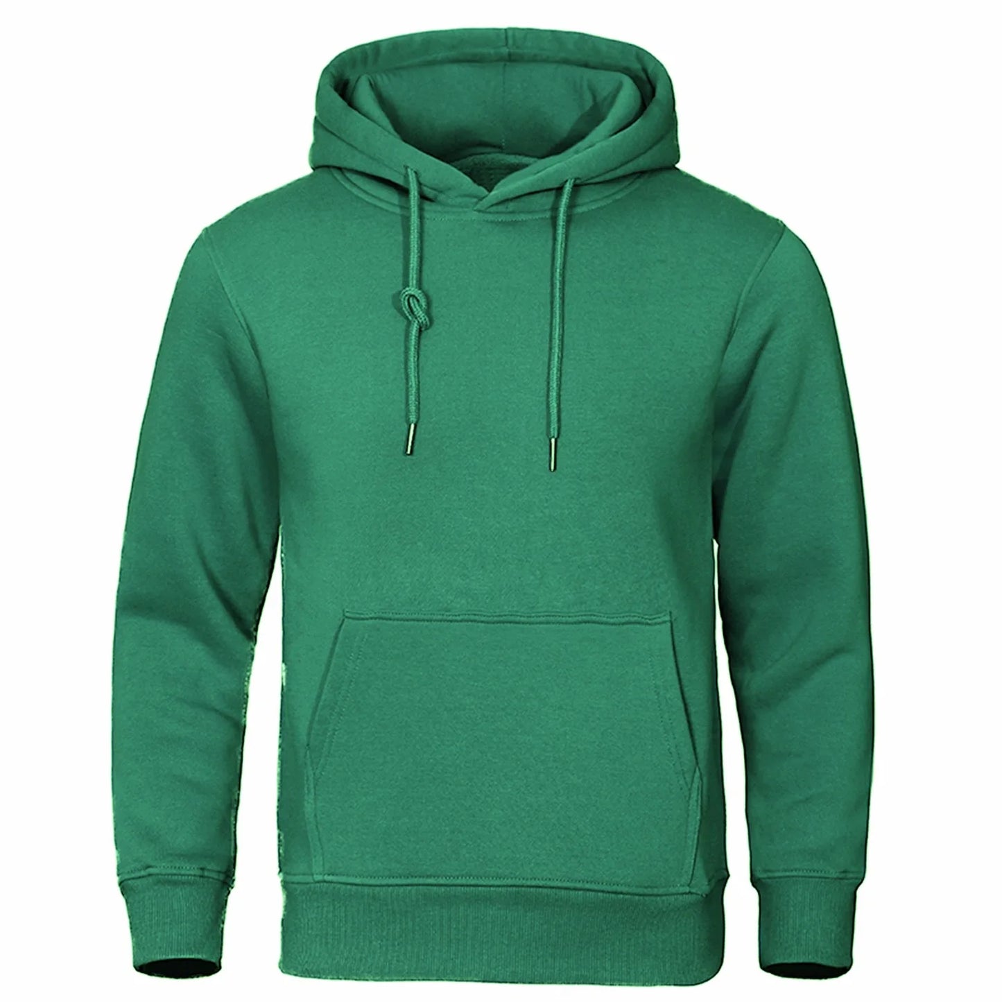 Autumn and Winter Men'S and Women'S Warm Sportswear Casual Solid Color Pullover Fashionable Hot Selling Fitness Pocket Hoodie
