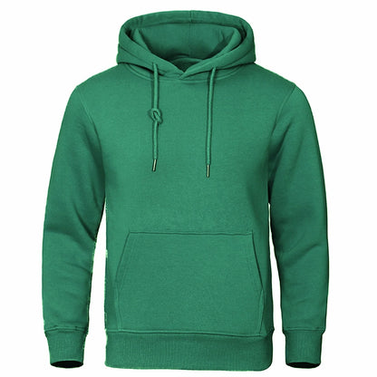 Autumn and Winter Men'S and Women'S Warm Sportswear Casual Solid Color Pullover Fashionable Hot Selling Fitness Pocket Hoodie