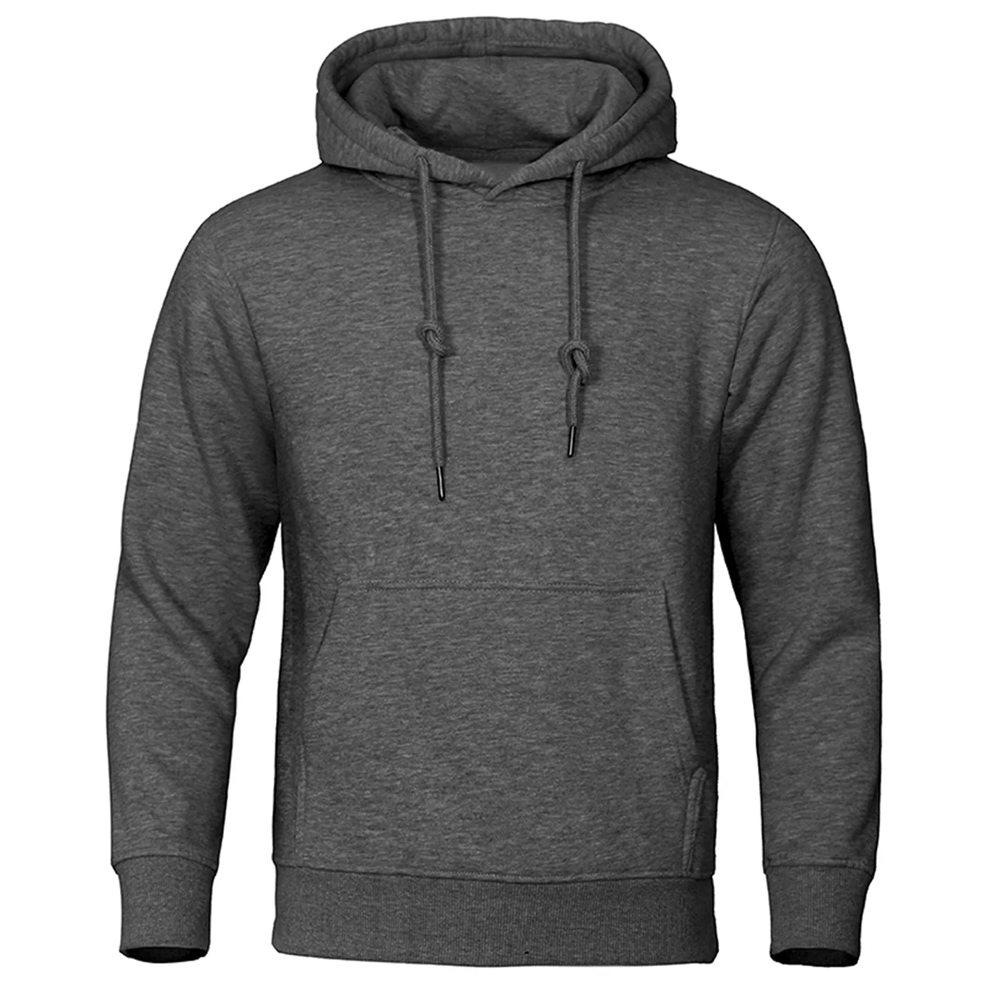 Autumn and Winter Men'S and Women'S Warm Sportswear Casual Solid Color Pullover Fashionable Hot Selling Fitness Pocket Hoodie