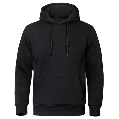 Autumn and Winter Men'S and Women'S Warm Sportswear Casual Solid Color Pullover Fashionable Hot Selling Fitness Pocket Hoodie