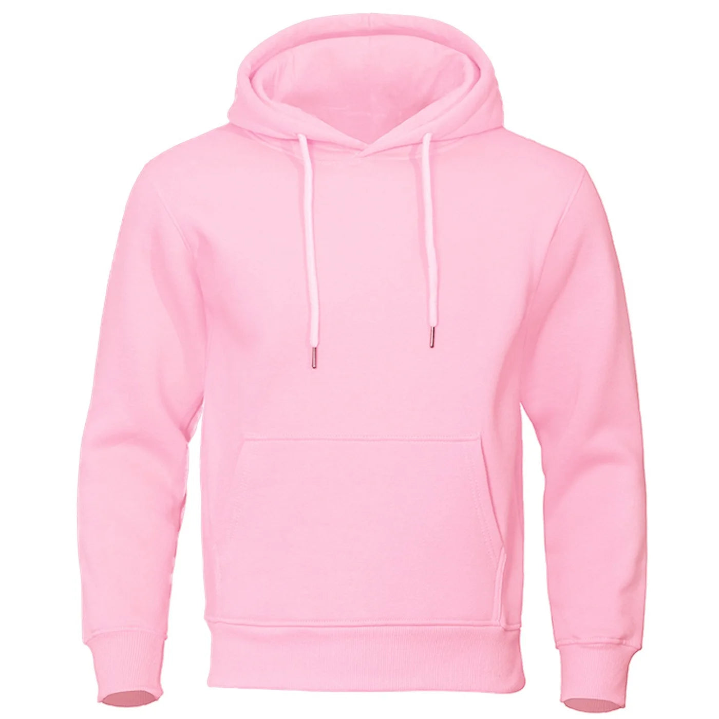 Autumn and Winter Men'S and Women'S Warm Sportswear Casual Solid Color Pullover Fashionable Hot Selling Fitness Pocket Hoodie